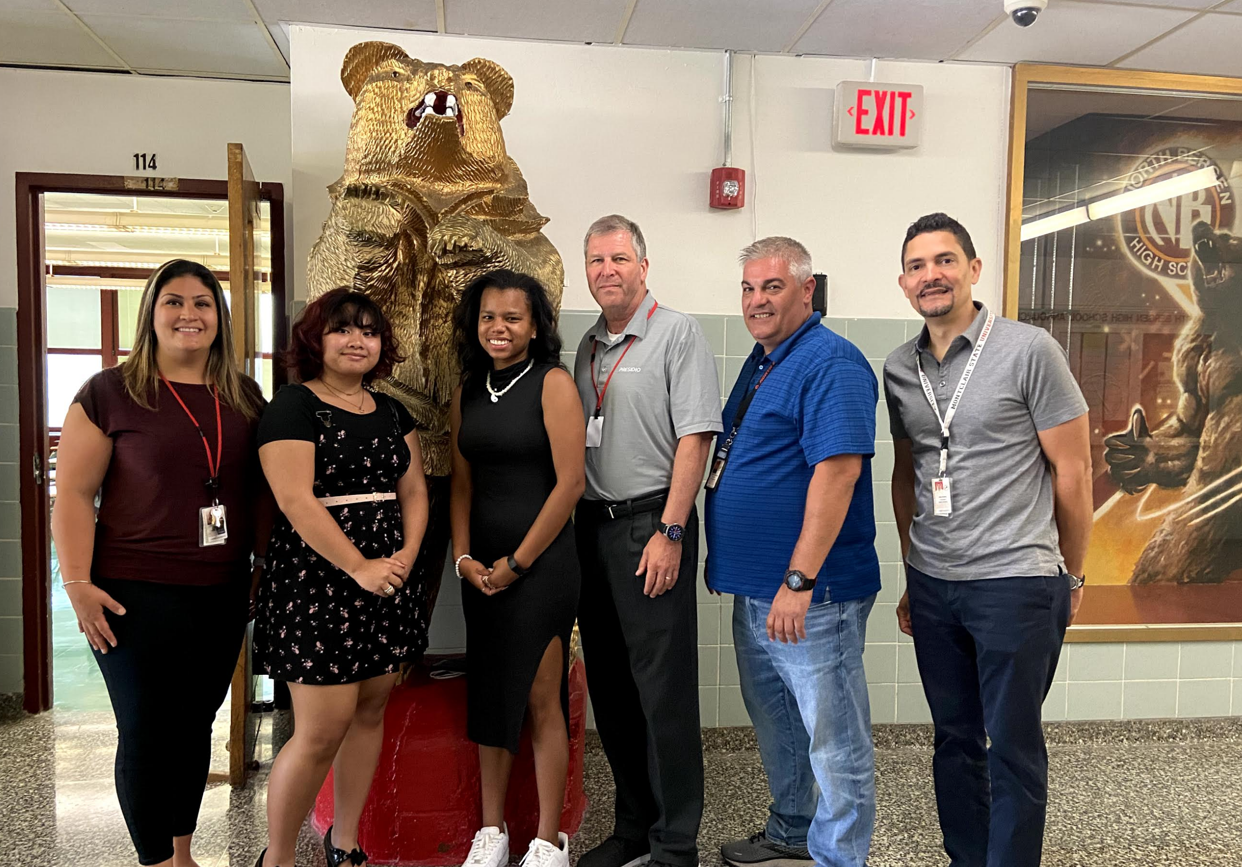 This year’s graduation celebration at North Bergen High School included the awarding of Palisades Medical Center’s annual scholarships to Adreany Sihombing and Michelle Franklin