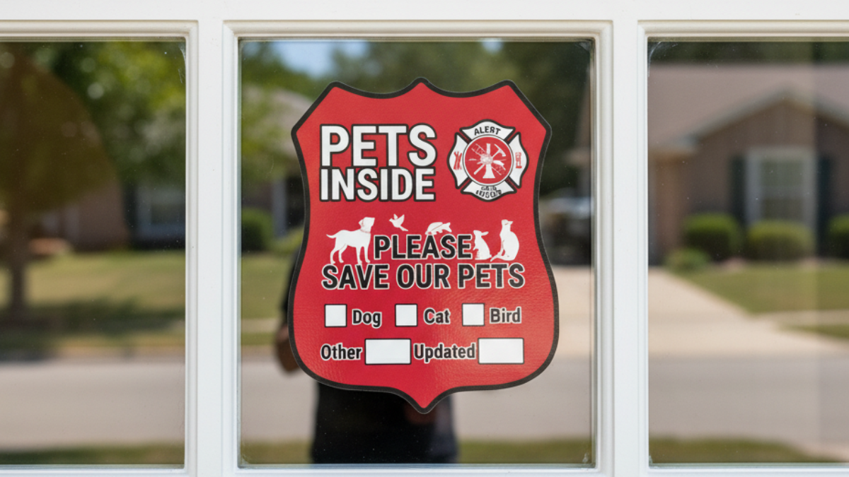Secaucus PBA Civic Association Offers Free Pet Alert Signs