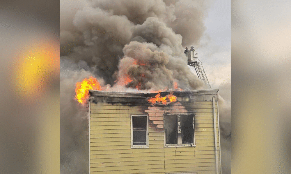 Kearny Police and Fire Respond to Residential Fire on Davis Avenue