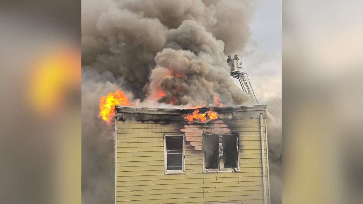 Kearny Police and Fire Respond to Residential Fire on Davis Avenue