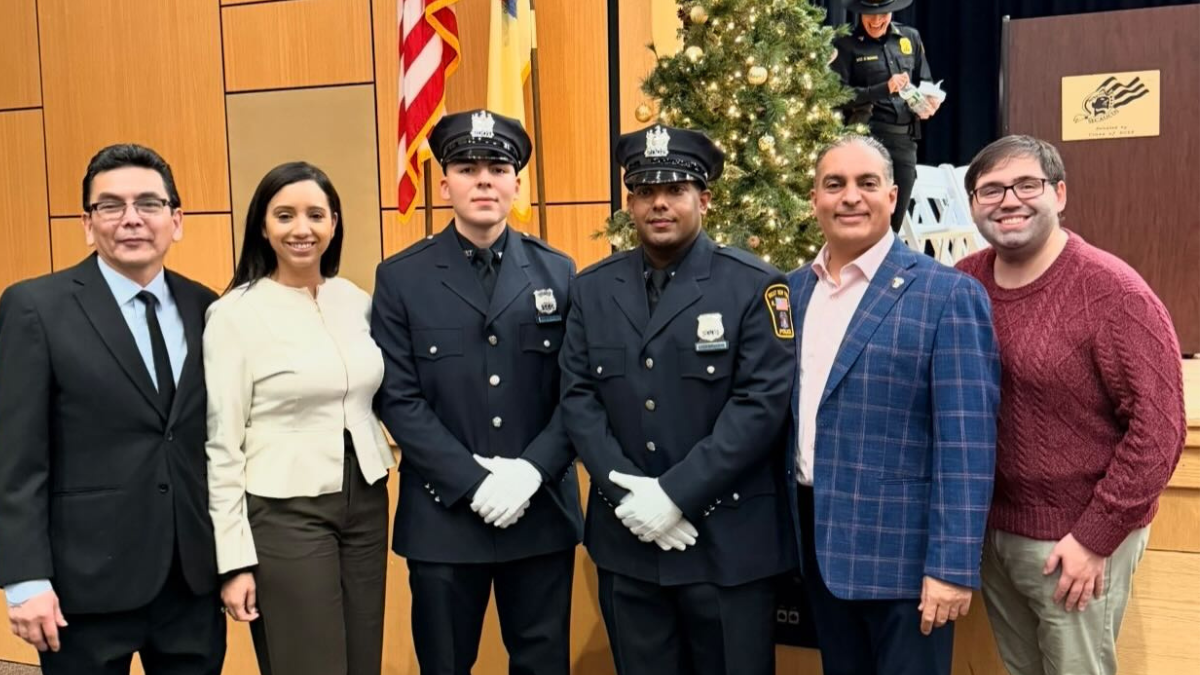 West New York Police Department Welcomes Two New Officers