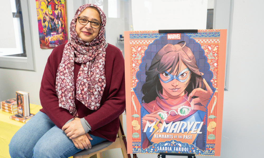 Author Saadia Faruqi Visits McNair Academic to Celebrate New Ms. Marvel Novel