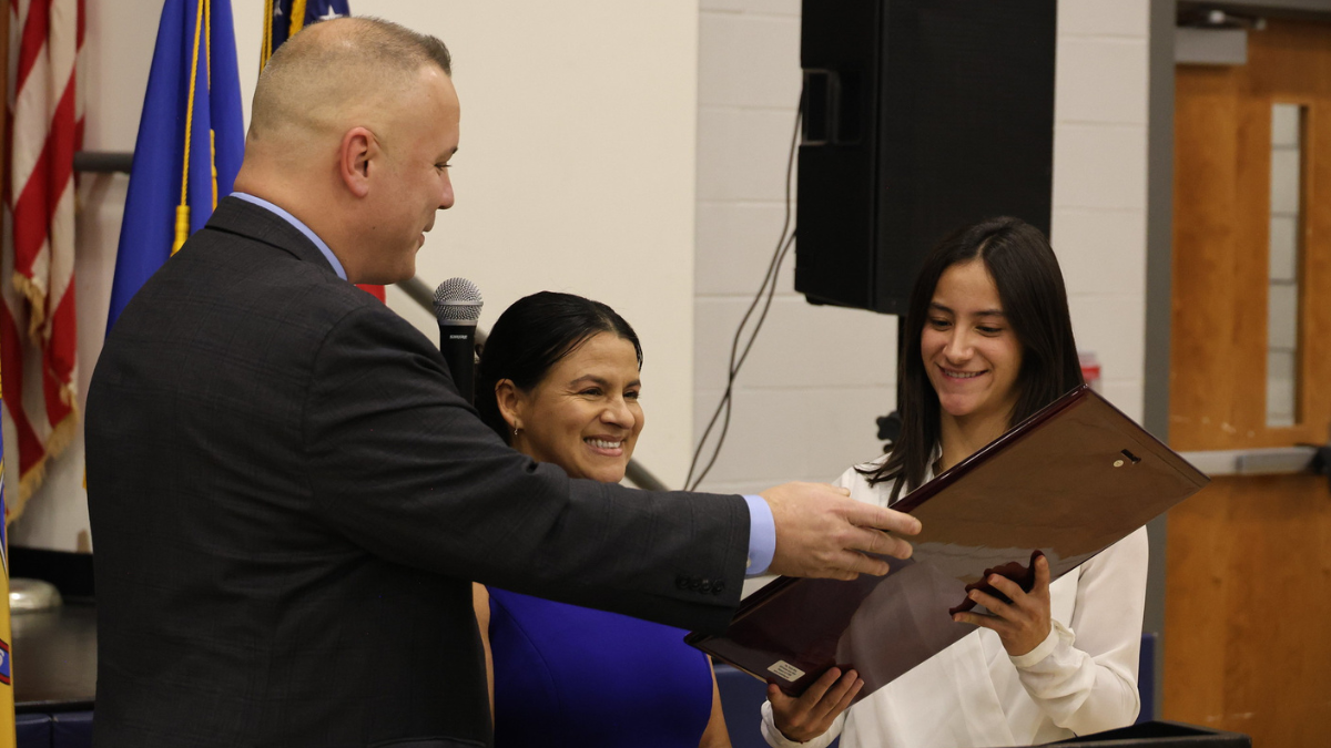 Guttenberg Honors Teen Athlete for Historic Tennis Record