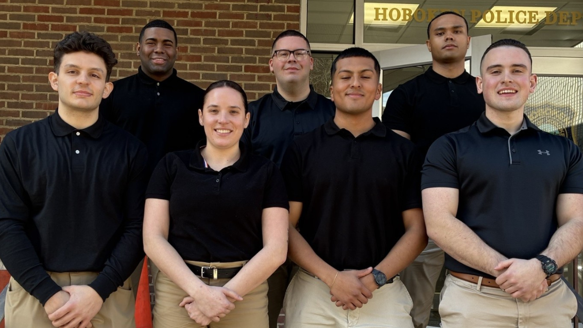 Hoboken Police Department Welcomes Seven New Recruits