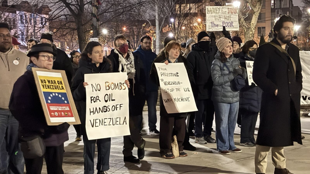 Jersey City Rally to Protest US Intervention in Venezuela