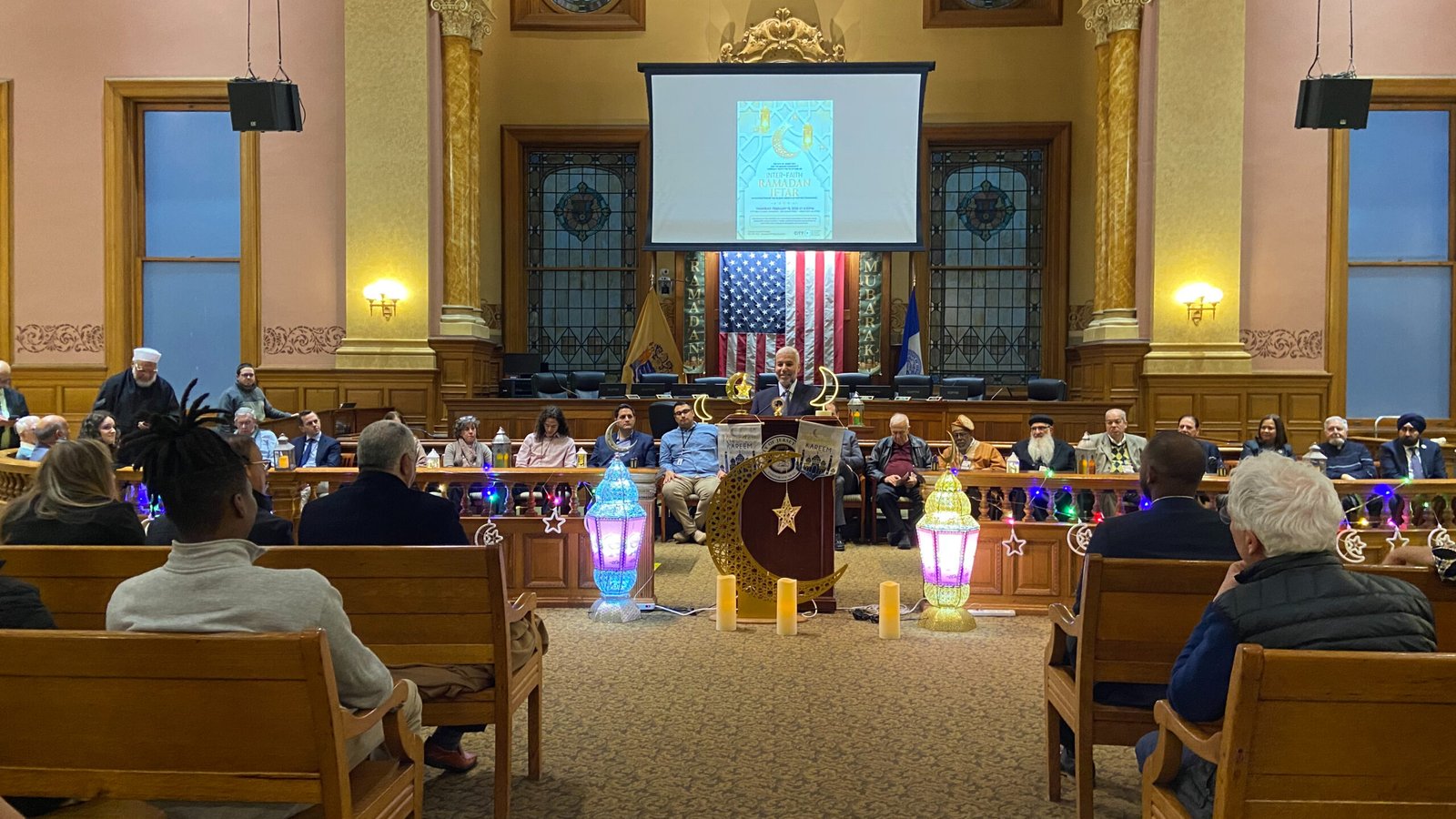 Jersey City Breaks Fast Together During Annual Inter-Faith Ramadan Iftar Celebration at City Hall