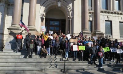 Youth-led ICE protest brings students from all over New Jersey to JC City Hall