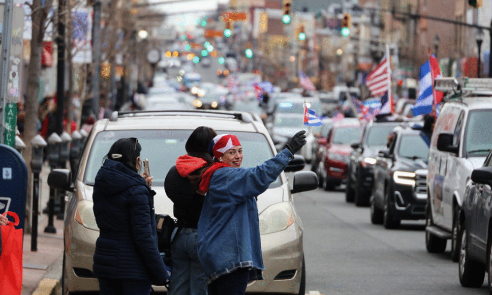 Caravan for a Free Cuba Travels from North Bergen to Union City