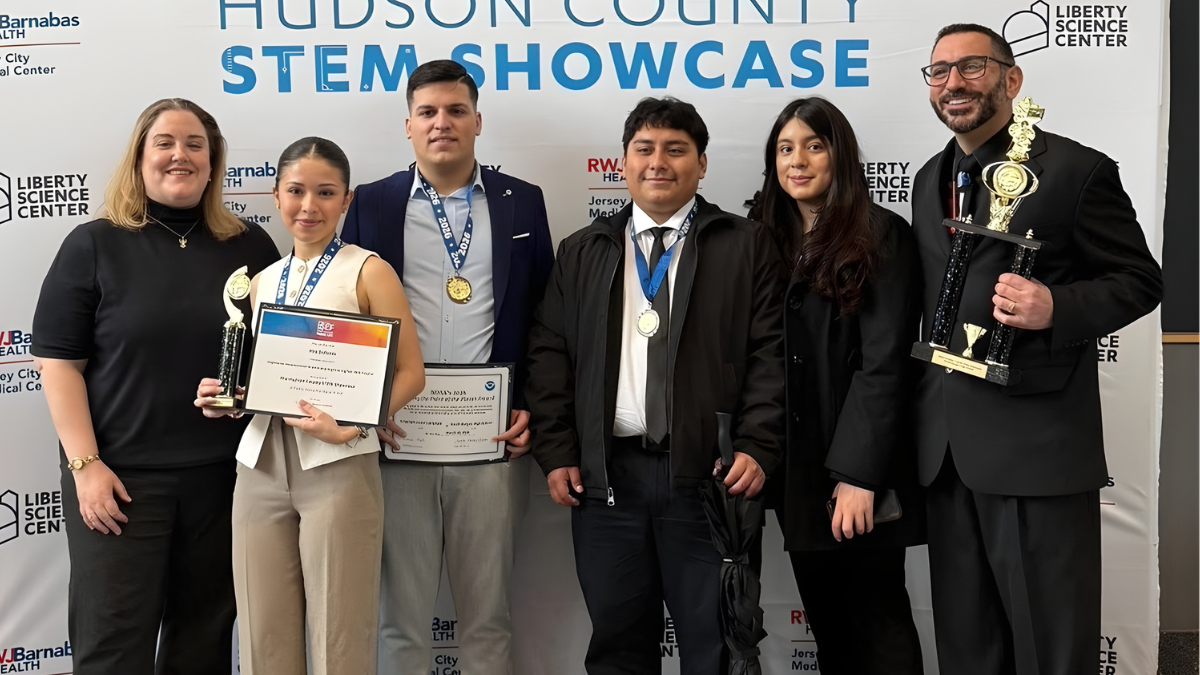 North Bergen High School Students Earn Top Honors at STEM Showcase, Advance to International Competition
