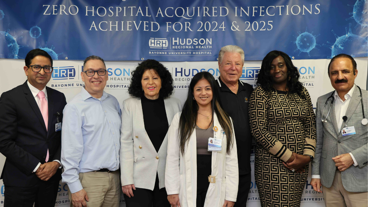 Bayonne University Hospital Reports Zero Hospital-Acquired Infections for Two Consecutive Years