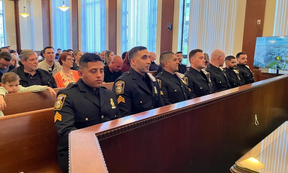 Harrison Police Department Promotes Seven to Sergeant, Swears In New Chief