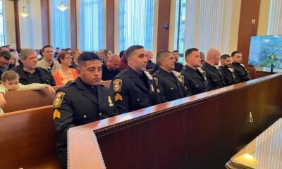 Harrison Police Department Promotes Seven to Sergeant, Swears In New Chief