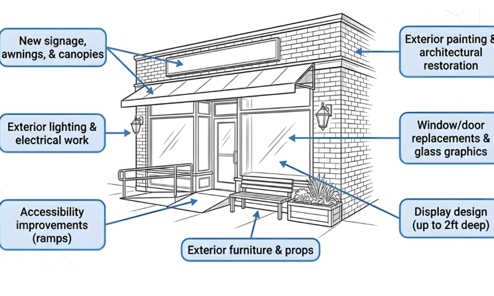 Kearny Urban Enterprise Zone Offering Facade Improvement Grants Up to $15,000 for Local Businesses