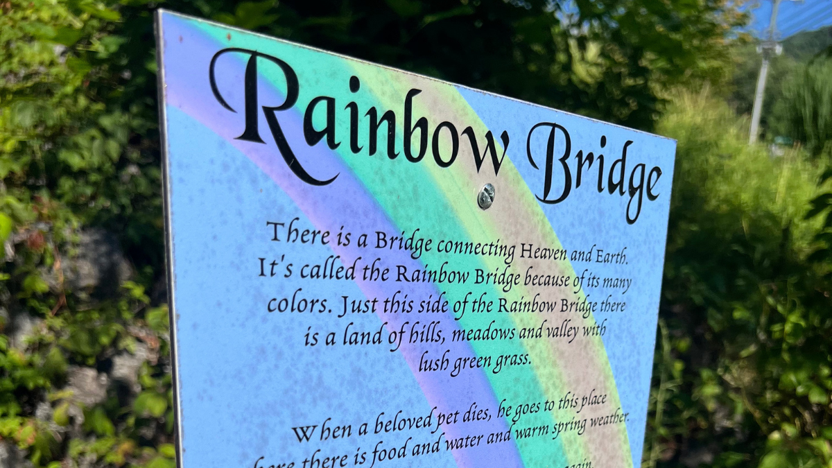 Rainbow Bridge Memorial for Pets Coming to Elysian Park in Hoboken