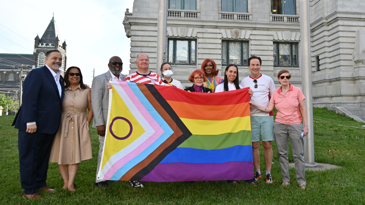 Hudson County Marks Pride Month With Flag Raising
