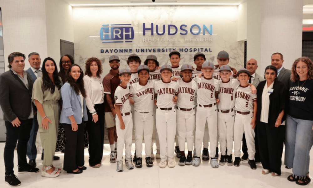 Bayonne University Hospital Hosts Send-Off Celebration for Bayonne Little League Team