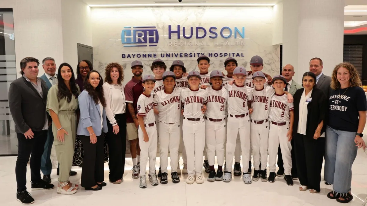 Bayonne University Hospital Hosts Send-Off Celebration for Bayonne Little League Team