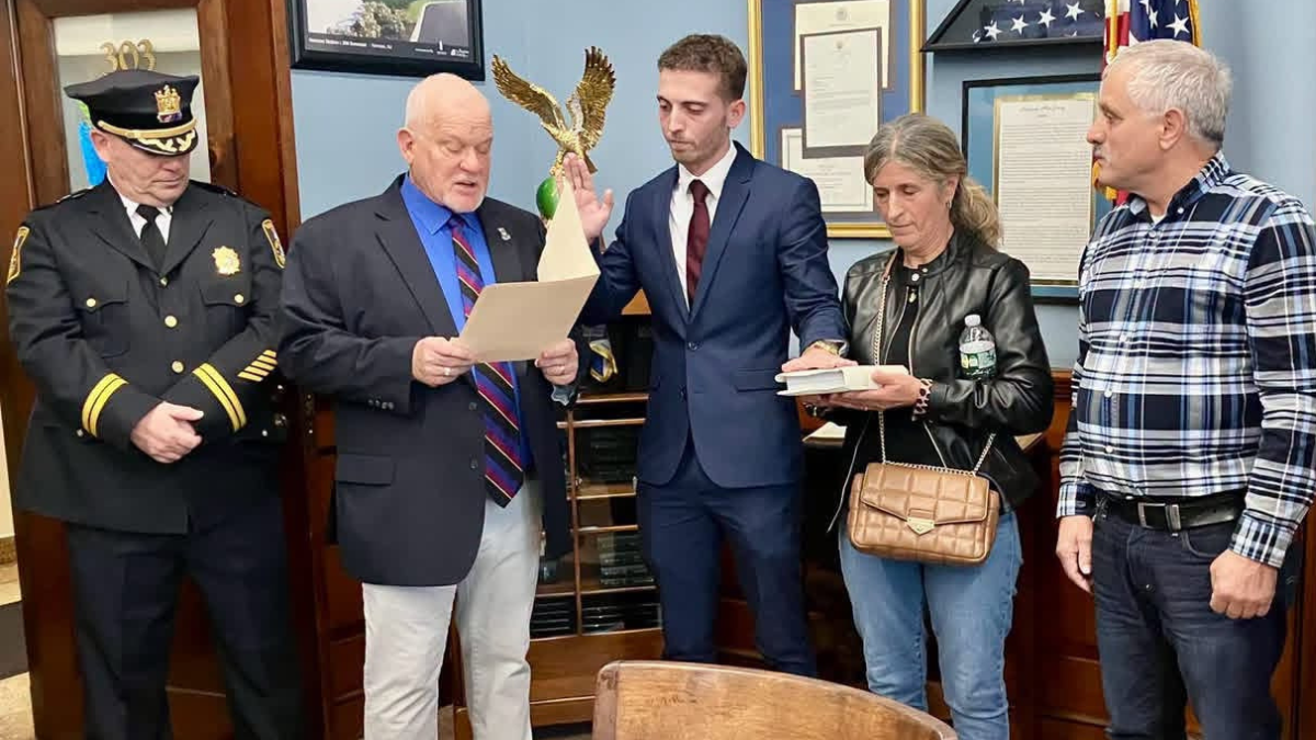 Harrison Swears In New Police Officer