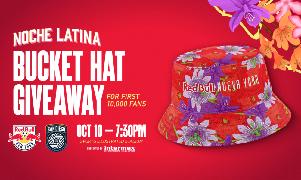 Red Bull New York vs. San Diego – Noche Latina Bucket Hat Giveaway