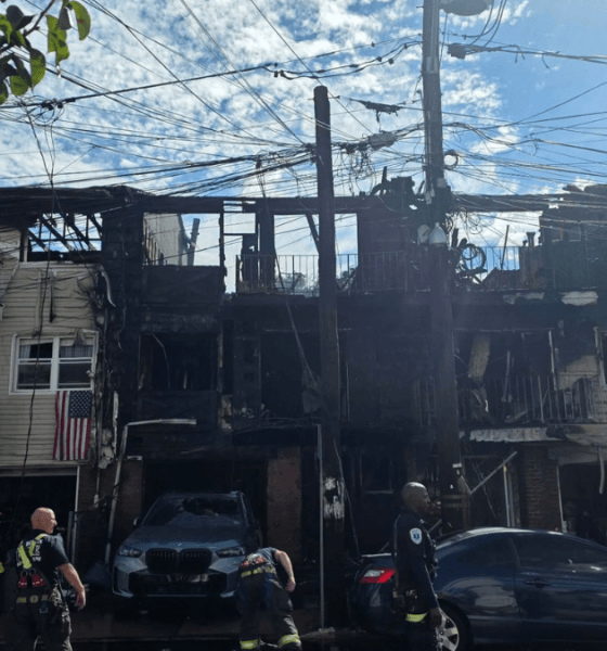 Six Alarm Fire Displaces 39 in East Newark