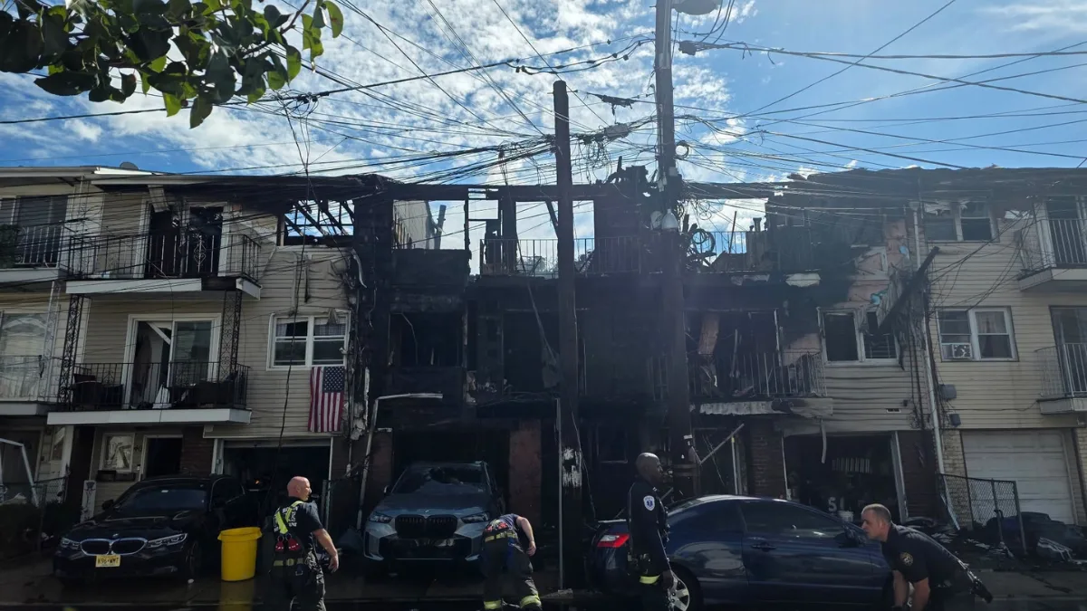Six Alarm Fire Displaces 39 in East Newark