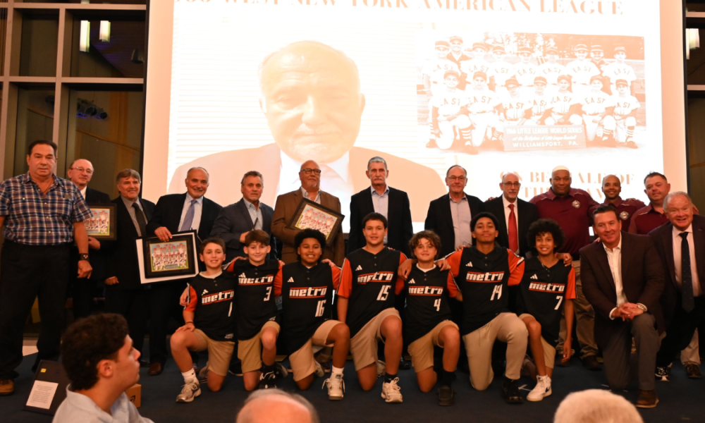 West New York’s 1966 Little Leaguers Meet Bayonne’s 2026 Team