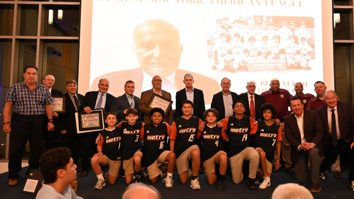 West New York’s 1966 Little Leaguers Meet Bayonne’s 2026 Team